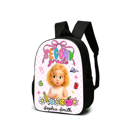 Personalized kids backpack with name, perfect birthday gift, school bag for toddlers.