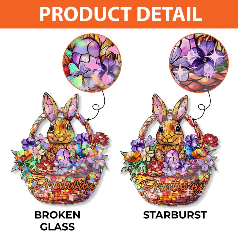 Our Family Custom Shape Hologram Ornament, personalized with names, shimmering in the light.