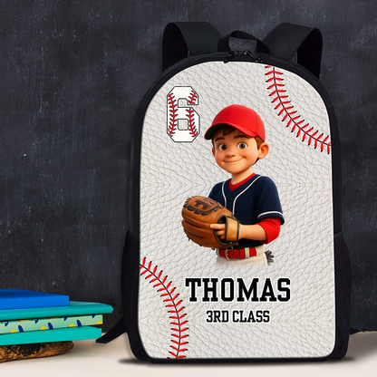 Personalized Name Backpack for kids. Custom school bag with chosen name, perfect for toddlers and children.