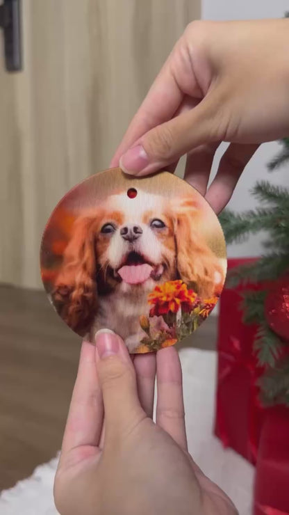 Our Cute Pet - Custom Photo Lenticular Ornaments