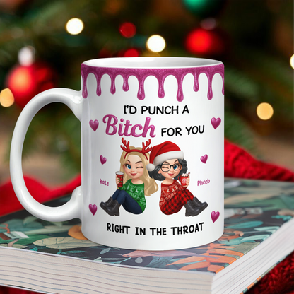 Punch For You My Girl Personalized Custom Coffee Mug