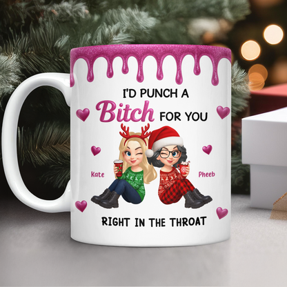 Punch For You My Girl Personalized Custom Coffee Mug