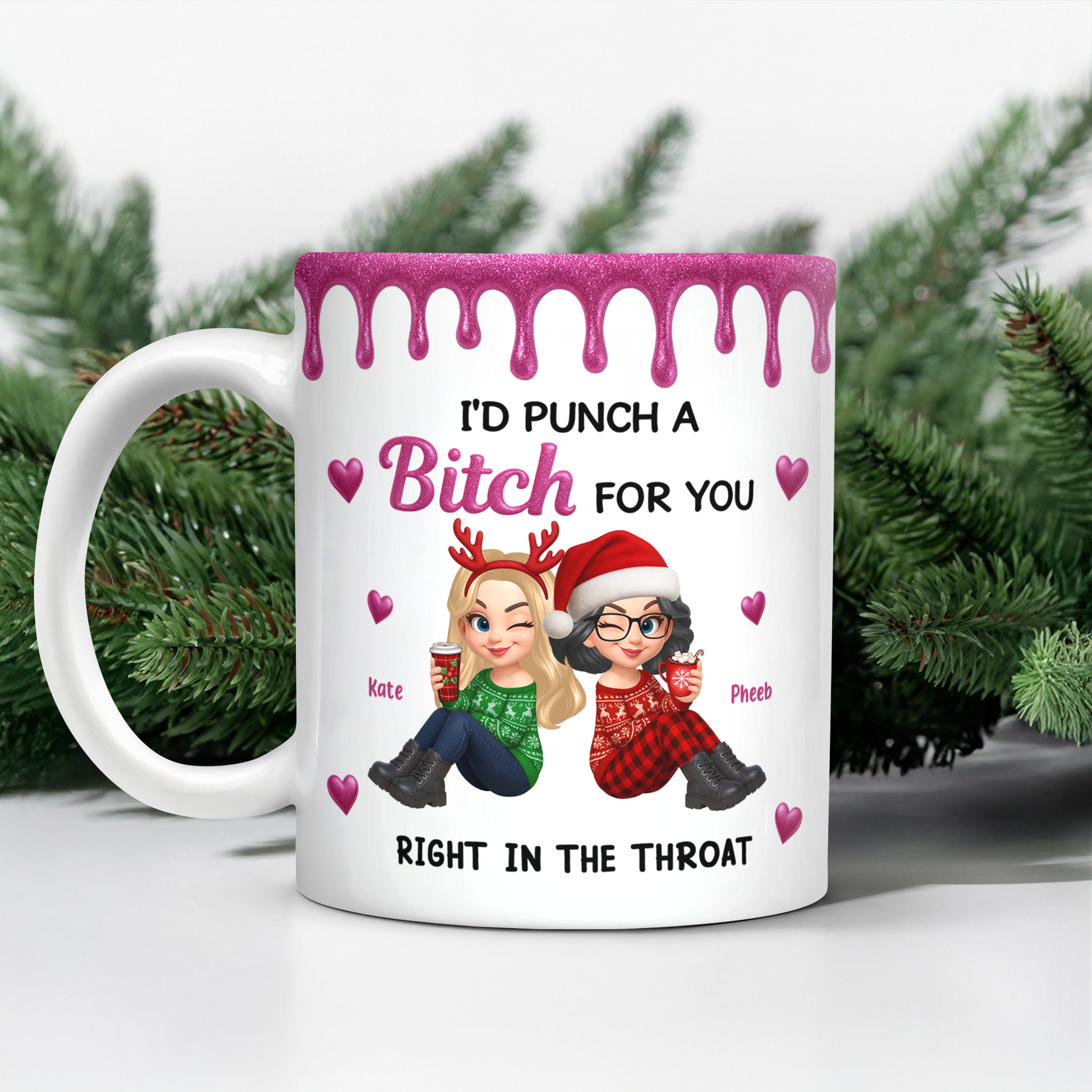 Punch For You My Girl Personalized Custom Coffee Mug