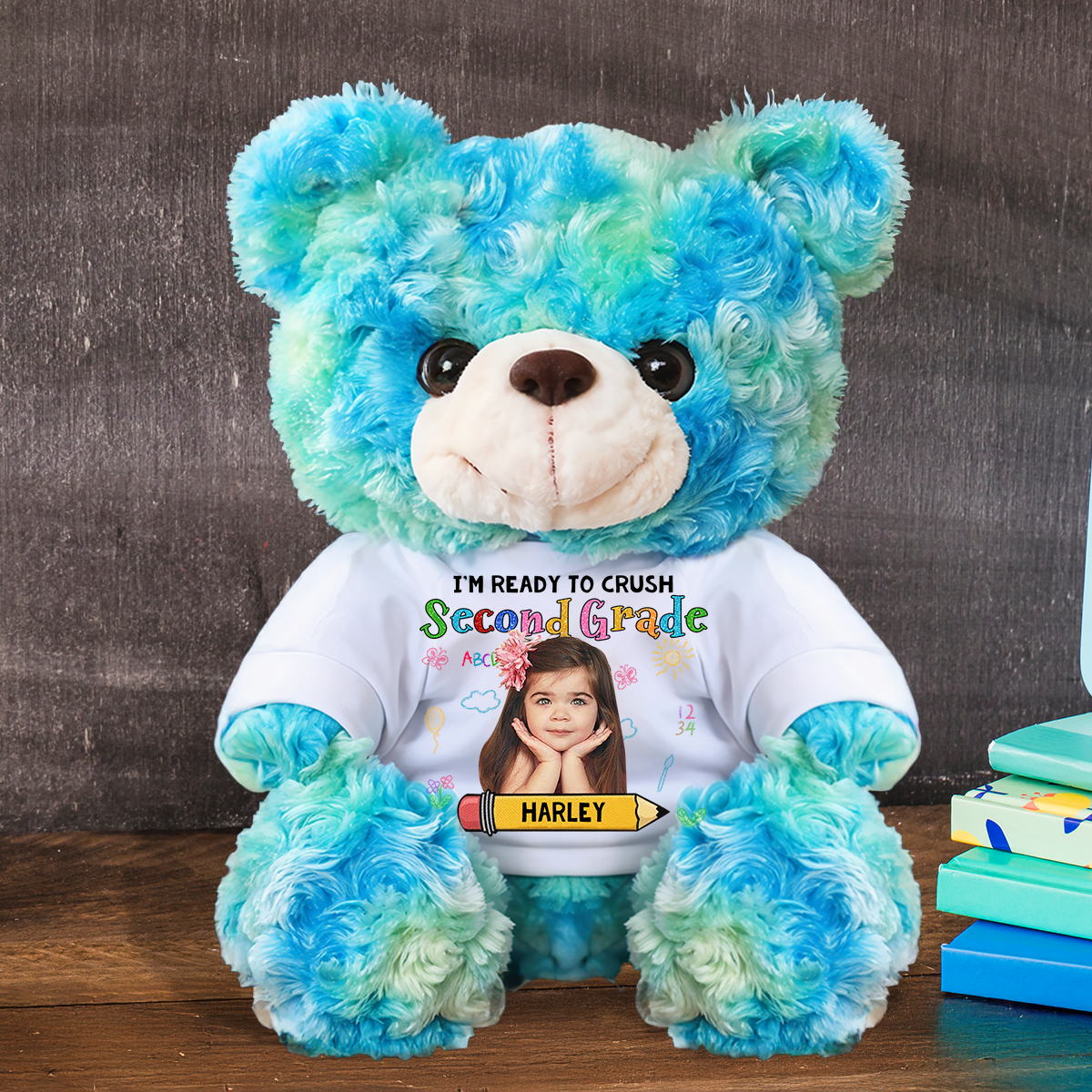 Personalized "Ready to Crush Class" Teddy Bear - Back to School Plush Gift