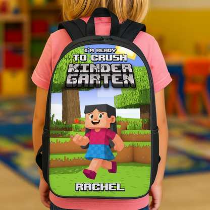 Ready to Crush Block Backpack for toddlers and children.