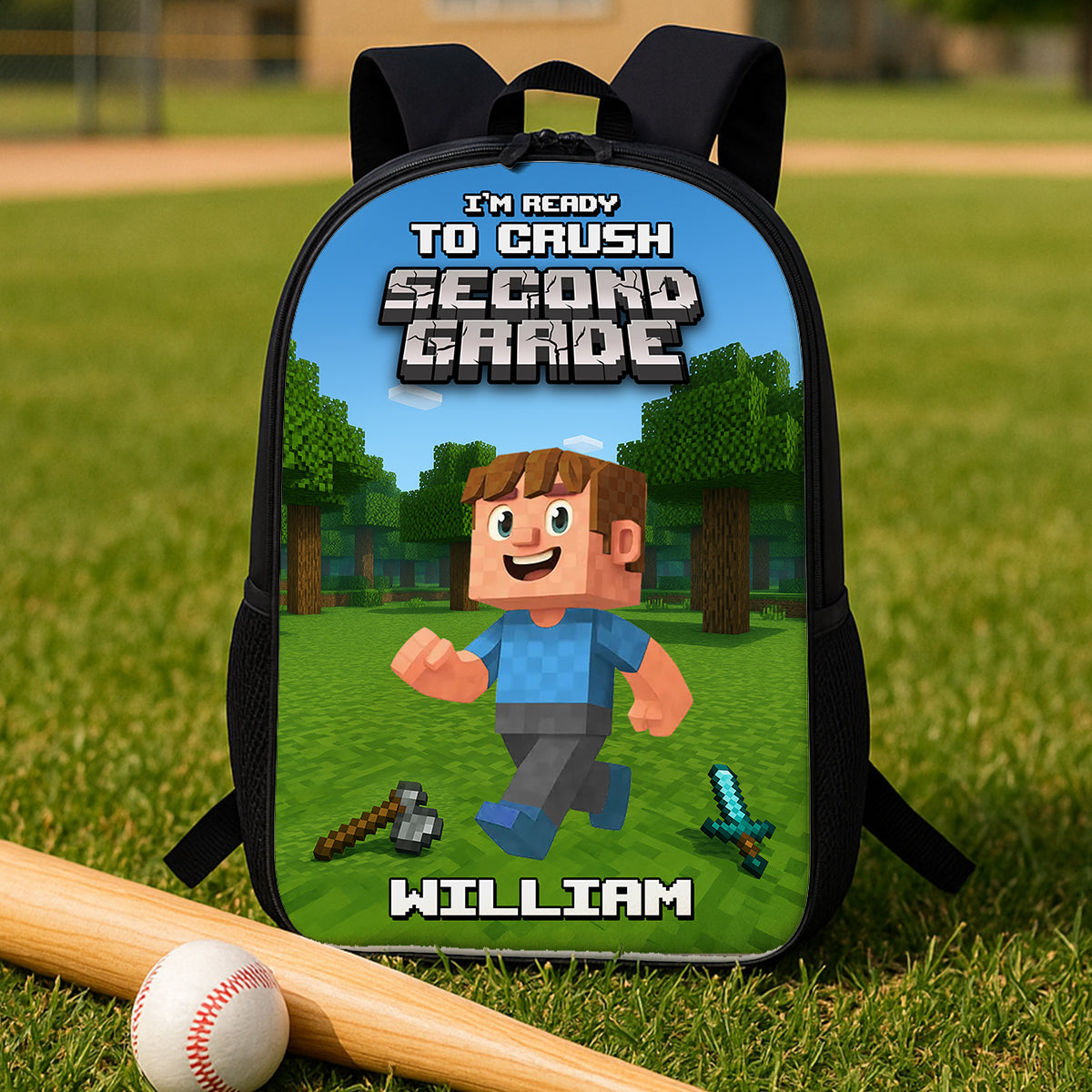 Ready to Crush Block Backpack for toddlers and children.