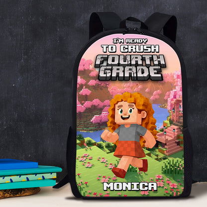 Ready to Crush Block Backpack for toddlers and children.