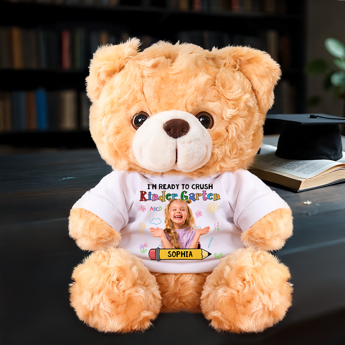 Ready to Crush Personalized Teddy Bear Plush - Custom gift for any occasion.