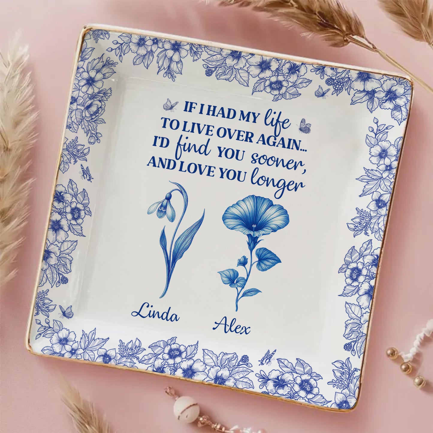 The Same Garden - Personalized Ring Dish - Mother's Day Gifts