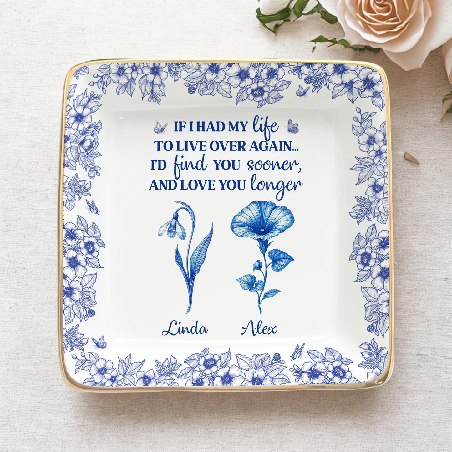 The Same Garden - Personalized Ring Dish - Mother's Day Gifts