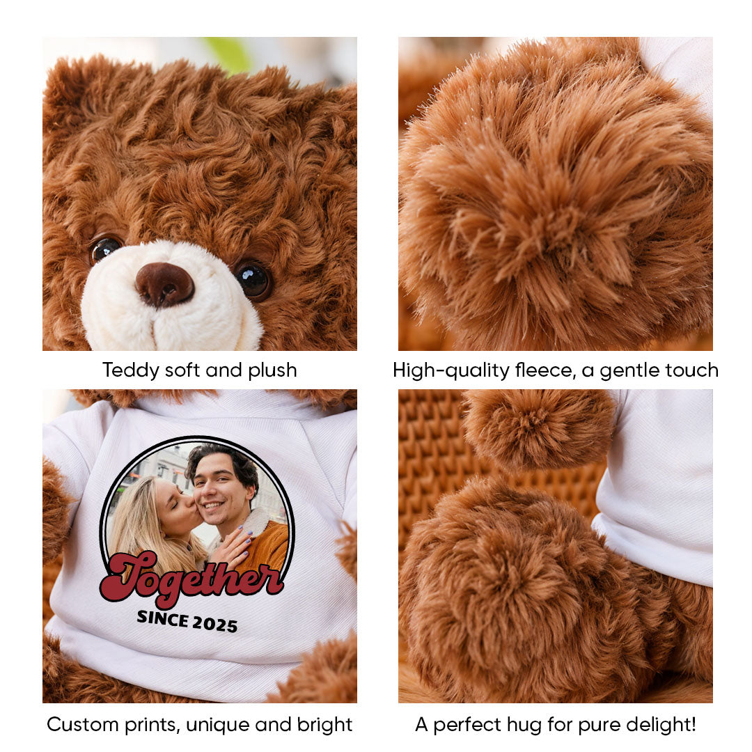 Premier Noël - Ours en peluche personnalisé