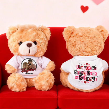 Premier Noël - Ours en peluche personnalisé