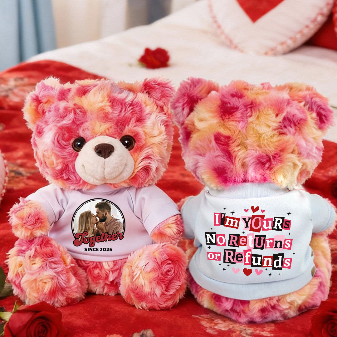 Premier Noël - Ours en peluche personnalisé