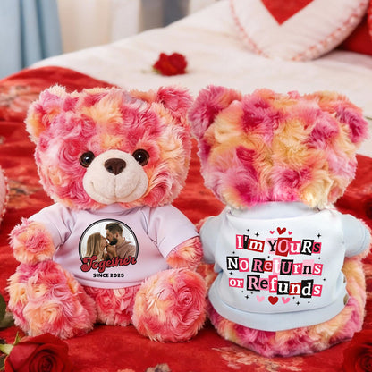 Premier Noël - Ours en peluche personnalisé