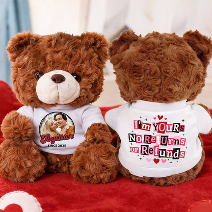 Premier Noël - Ours en peluche personnalisé