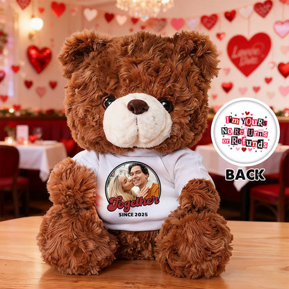 Premier Noël - Ours en peluche personnalisé