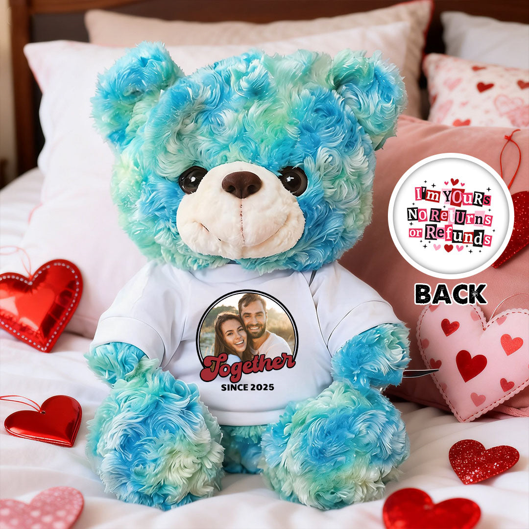 Premier Noël - Ours en peluche personnalisé