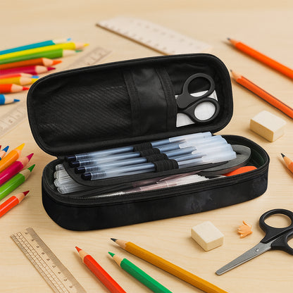 Personalized pencil case with "Watch Out Class I Am Ready" design for back to school.