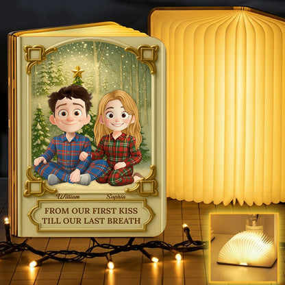 You and Me We Got This Personalized Book Lamp - a unique gift idea for loved ones.