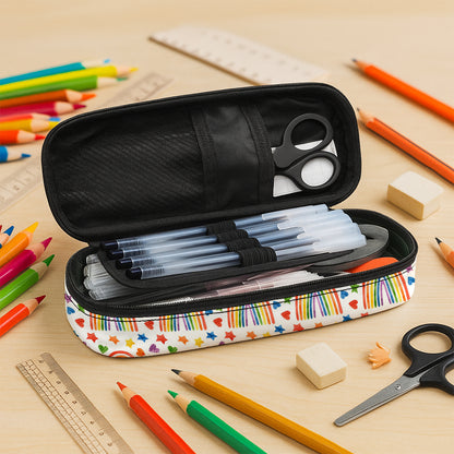 Personalized Pencil Case with Rainbow Design and Custom Name - "You Are A Rainbow"