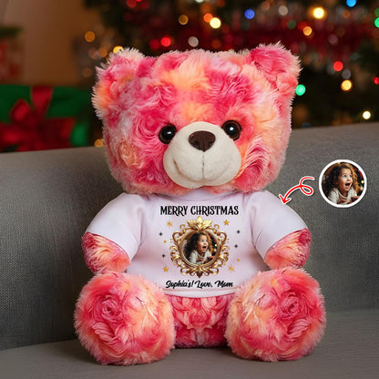 Personalized "You Are Braver Than You Believe" teddy bear plush.