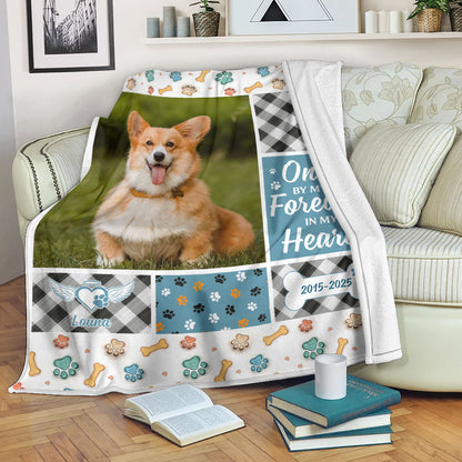 Your Wings Were Ready Memorial Blanket - Personalized custom sympathy gift.